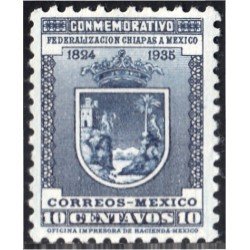 México 516A 1935 111 Aniversario de la entrada del Estado de Chiapas a la Confederación sin goma México 516A 1935 111 Aniversario de la entrada del Estado de Chiapas a la Confederación sin goma