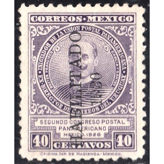 México 471 1930 Francisco García y Santos sin goma México 471 1930 Francisco García y Santos sin goma