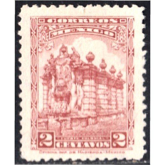 México 430B 1923/24 Monumento de Cuauhtemoc sin goma México 430B 1923/24 Monumento de Cuauhtemoc sin goma