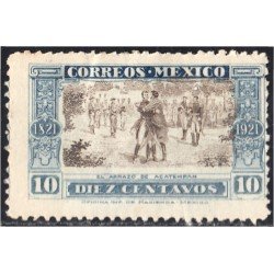 México 420 1921/22 Entrevista de Iturbides y de Guerrero sin goma México 420 1921/22 Entrevista de Iturbides y de Guerrero sin goma