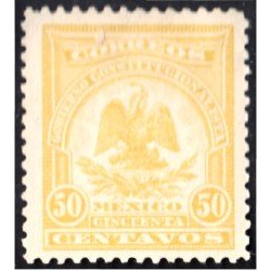 México 256 1914 Escudo Shield sin goma México 256 1914 Escudo Shield sin goma
