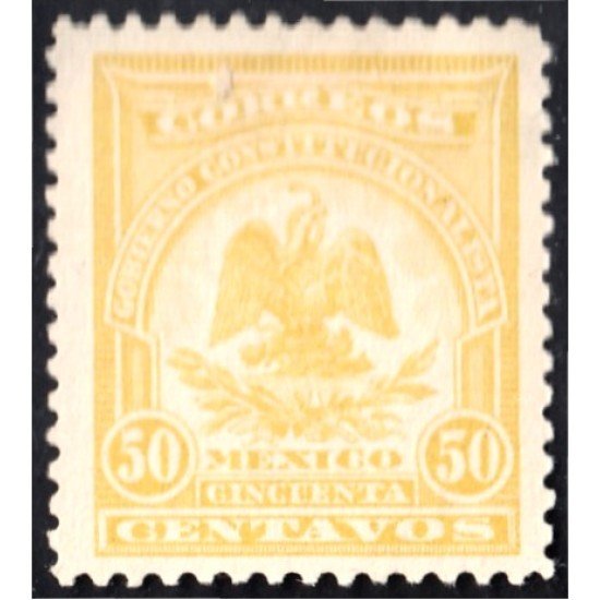 México 256 1914 Escudo Shield sin goma