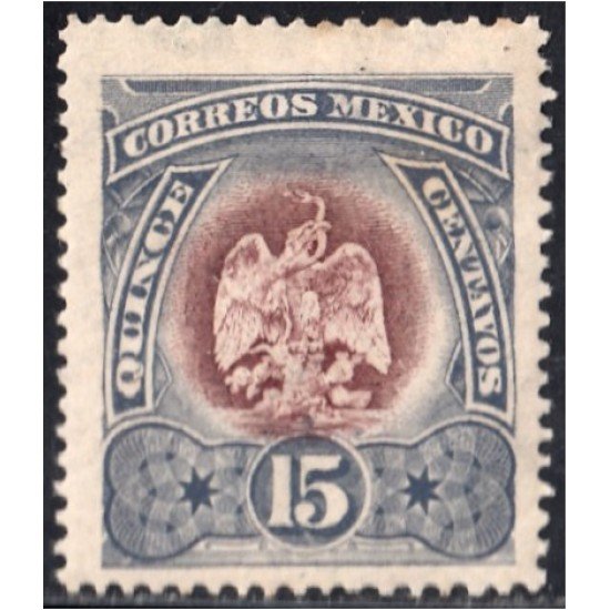 México 185 1899 Escudo Shield sin goma México 185 1899 Escudo Shield sin goma