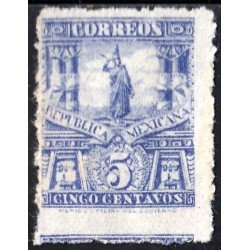 México 171 1895 Estatua de Cuauhtemoc sin goma México 171 1895 Estatua de Cuauhtemoc sin goma