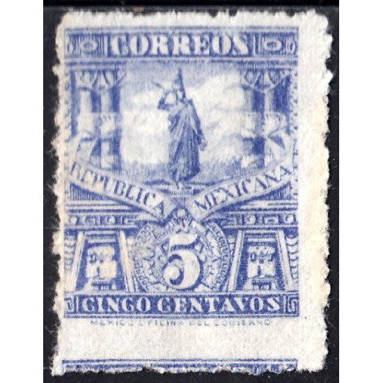 México 171 1895 Estatua de Cuauhtemoc sin goma México 171 1895 Estatua de Cuauhtemoc sin goma