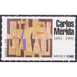 México 1406 1991 Carlos Mérida MNH México 1406 1991 Carlos Mérida MNH