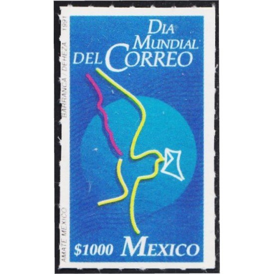 México 1399 1991 Día Mundial del Correo MNH