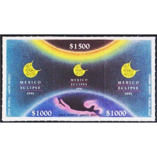 México 1372/74 Eclipse MNH México 1372/74 Eclipse MNH