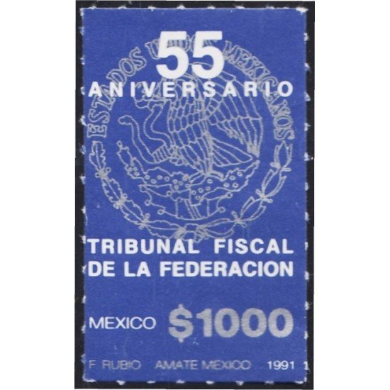 México 1369 1991 Tribunal Fiscal de la Federación MNH