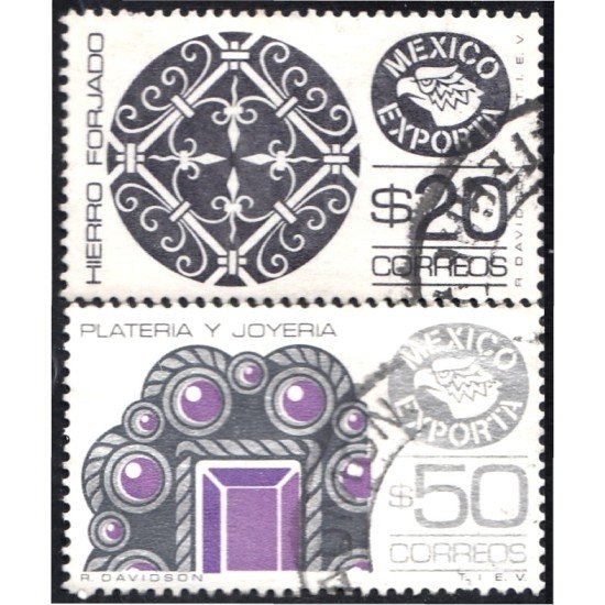 México 904/05 1980 México exporta Hierro Platería y Joyería usados México 904/05 1980 México exporta Hierro Platería y Joyería usados