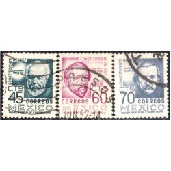 México 658/60 1956 Guillermo Prieto Francisco Zarco usados México 658/60 1956 Guillermo Prieto Francisco Zarco usados