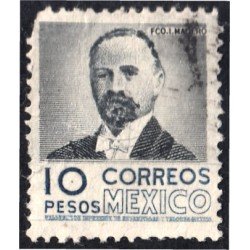 México 637 1950/52 Francisco I. Madero usados México 637 1950/52 Francisco I. Madero usados