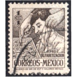 México 614 1947 Pro Alfabetización usados México 614 1947 Pro Alfabetización usados