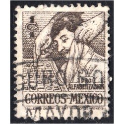 México 614a 1947 Pro Alfabetización usados México 614a 1947 Pro Alfabetización usados