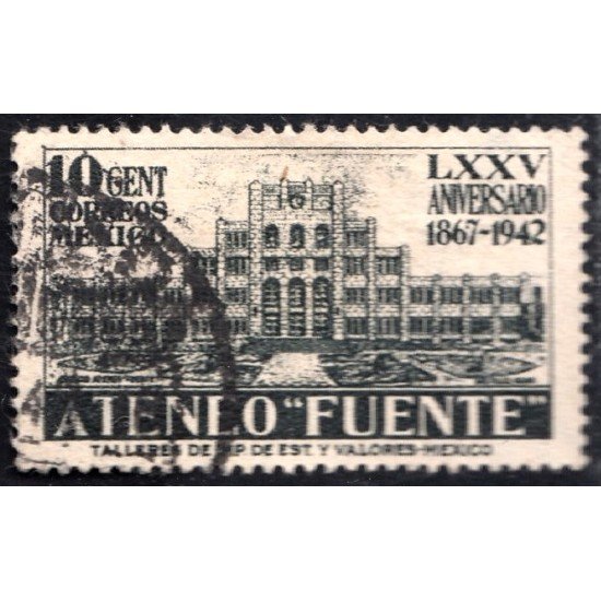 México 570 1942 75º Aniversario de la Academia Fuente usados México 570 1942 75º Aniversario de la Academia Fuente usados