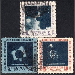 México 564/66 1942 Eclipse Nube negra Galaxia usados México 564/66 1942 Eclipse Nube negra Galaxia usados