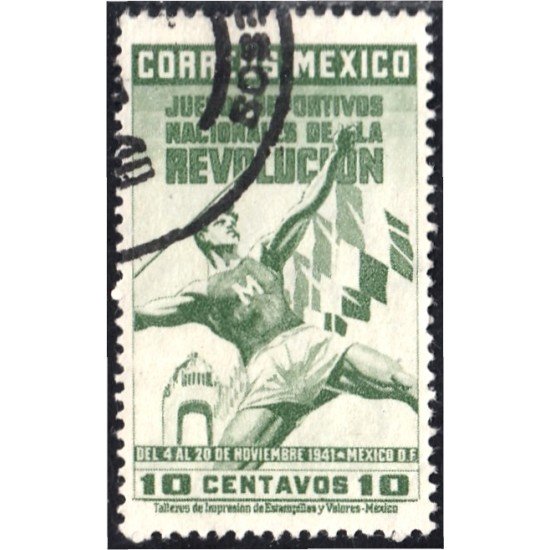 México 555 1941 Juegos deportivos de la Revolución usados México 555 1941 Juegos deportivos de la Revolución usados