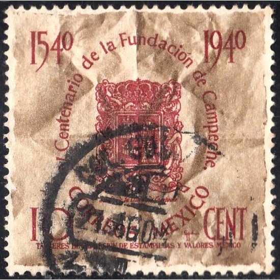 México 548 1940 4º Centenario de la Villa de Campeche usados