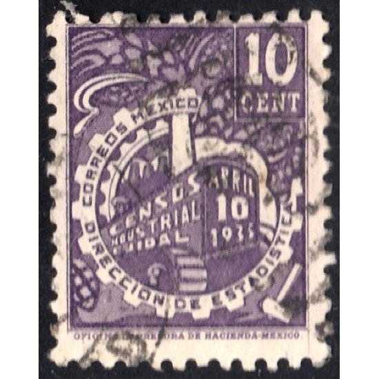 México 515 1935 Censo Dirección de Estadística usados México 515 1935 Censo Dirección de Estadística usados