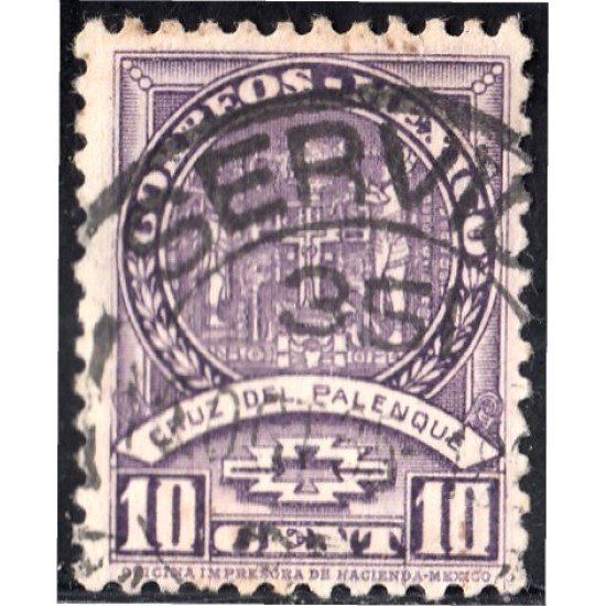 México 506b 1934/36 Cruz del Palenque usados México 506b 1934/36 Cruz del Palenque usados
