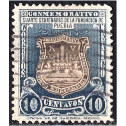 México 478 1931 4º Centenario de la Fundación de Puebla usados México 478 1931 4º Centenario de la Fundación de Puebla usados
