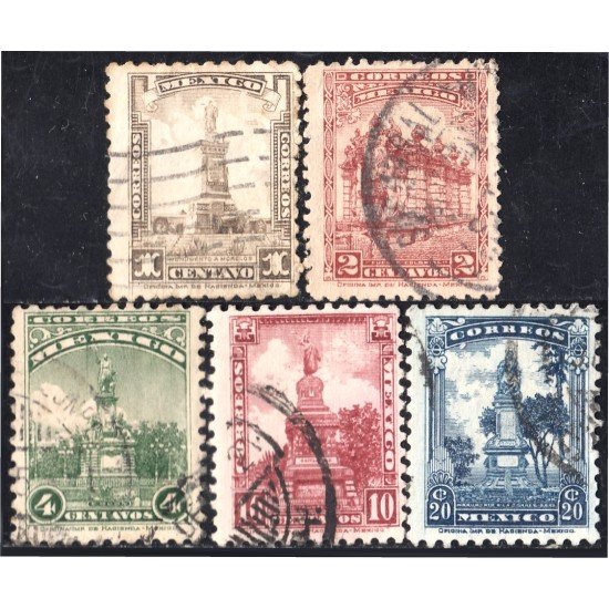 México 448A/51 1924/34 Monumentos Fuente Colonial usados