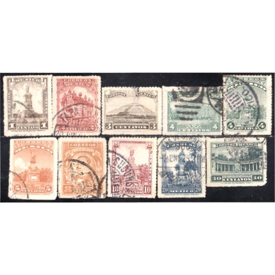 México 439/48 1924/34 Monumento a Cristóbal Colón usados