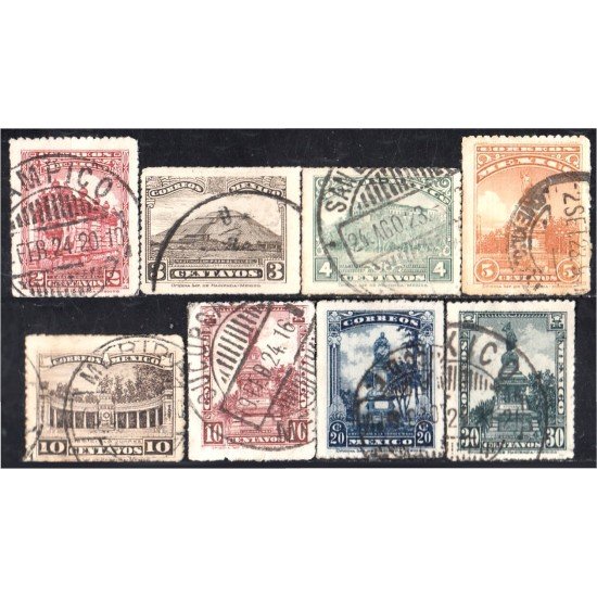 México 423/30 1923 Fuente y Acueducto usados México 423/30 1923 Fuente y Acueducto usados