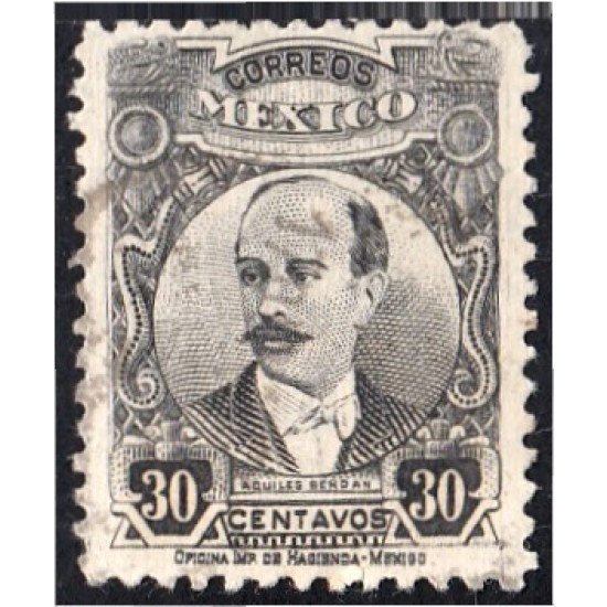 México 400 1917/22 Aquiles Serdán usados México 400 1917/22 Aquiles Serdán usados