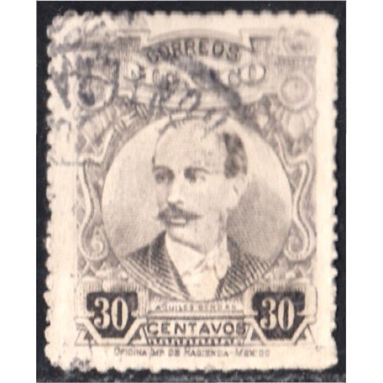 México 397a 1917/22 General Ignacio Zaragoza usados México 397a 1917/22 General Ignacio Zaragoza usados