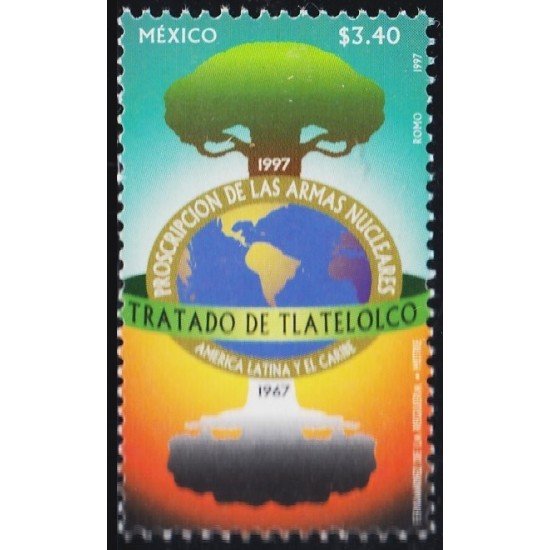 México 1727 1997 Tratado de Tlatelolco MNH México 1727 1997 Tratado de Tlatelolco MNH