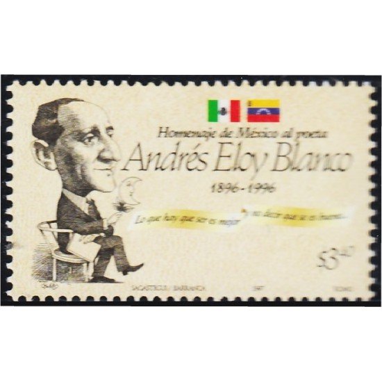 México 1725 1997 Andrés Eloy Blanco MNH México 1725 1997 Andrés Eloy Blanco MNH