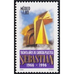 México 1723 1996 30 años de carrera en arte plástico para Sebastian MNH México 1723 1996 30 años de carrera en arte plástico para Sebastian MNH