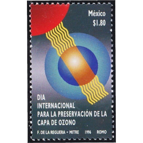 México 1722 1996 Día Internacional para la preservación de la capa de ozono MNH México 1722 1996 Día Internacional para la preservación de la capa de ozono MNH