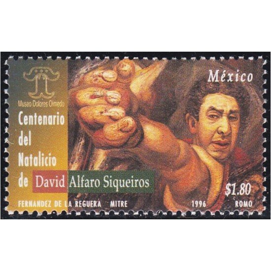 México 1716 1996 David Alfaro Sisqueiros MNH México 1716 1996 David Alfaro Sisqueiros MNH