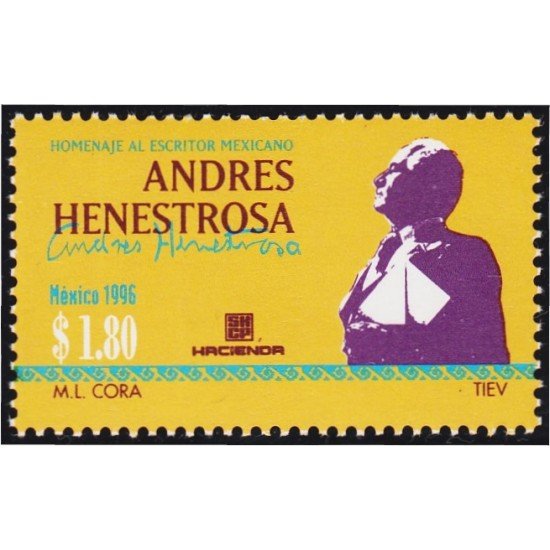 México 1713 1996 Andres Henestrosa MNH México 1713 1996 Andres Henestrosa MNH