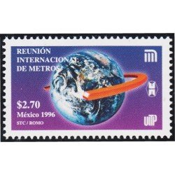 México 1710 1996 Reunión Internacional de Metros MNH México 1710 1996 Reunión Internacional de Metros MNH