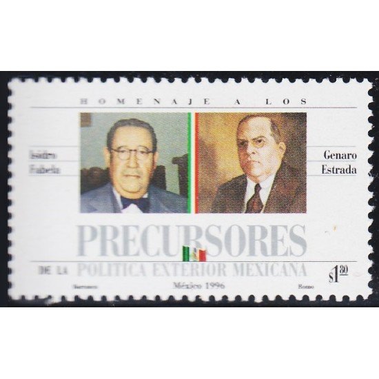 México 1708 1996 Isidro Fabela y Genaro Estrada MNH