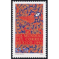 México 1700 1996 Día Mundial del Correo MNH México 1700 1996 Día Mundial del Correo MNH