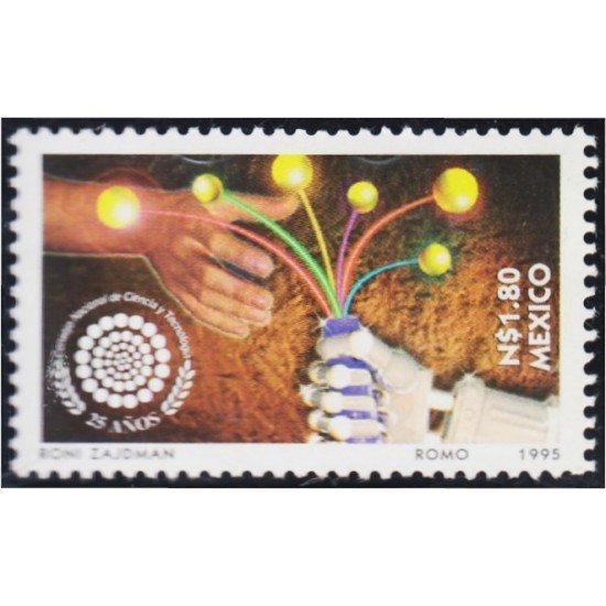 México 1647 1995 25 Años de Ciencia y Tecnología MNH México 1647 1995 25 Años de Ciencia y Tecnología MNH