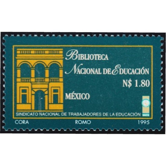 México 1637 1995 Biblioteca Nacional de Educación MNH México 1637 1995 Biblioteca Nacional de Educación MNH