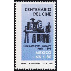 México 1636 1995 Centenario del Cine Lumiere MNH México 1636 1995 Centenario del Cine Lumiere MNH