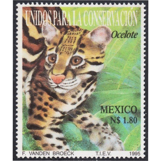 México 1635 1995 Fauna Tigre MNH México 1635 1995 Fauna Tigre MNH