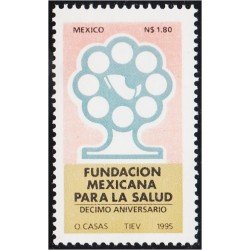 México 1634 1995 Fundación mexicana para la salud MNH México 1634 1995 Fundación mexicana para la salud MNH
