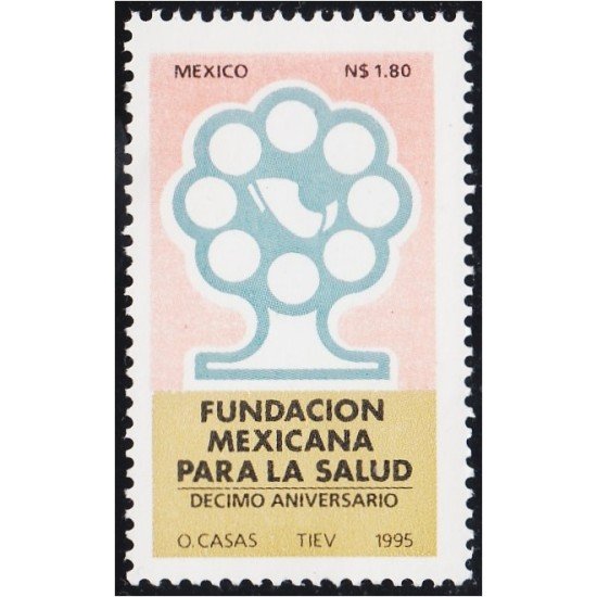 México 1634 1995 Fundación mexicana para la salud MNH México 1634 1995 Fundación mexicana para la salud MNH
