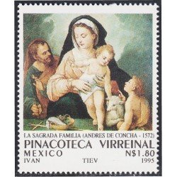 México 1625 1995 La Sagrada Familia Pintura Pinacoteca Virreinal MNH México 1625 1995 La Sagrada Familia Pintura Pinacoteca Virreinal MNH