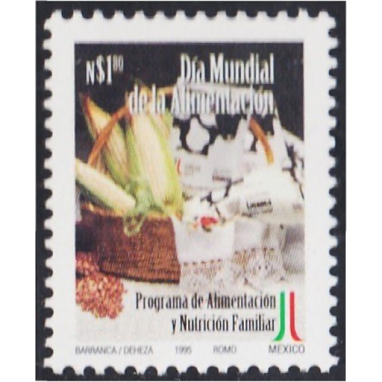México 1616 1995 Día Mundial de la Alimentación MNH México 1616 1995 Día Mundial de la Alimentación MNH