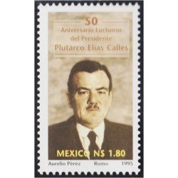 México 1613 1995 Plutarco Elías Calles MNH México 1613 1995 Plutarco Elías Calles MNH