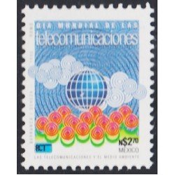 México 1601 1995 Día Mundial de las Telecomunicaciones MNH México 1601 1995 Día Mundial de las Telecomunicaciones MNH