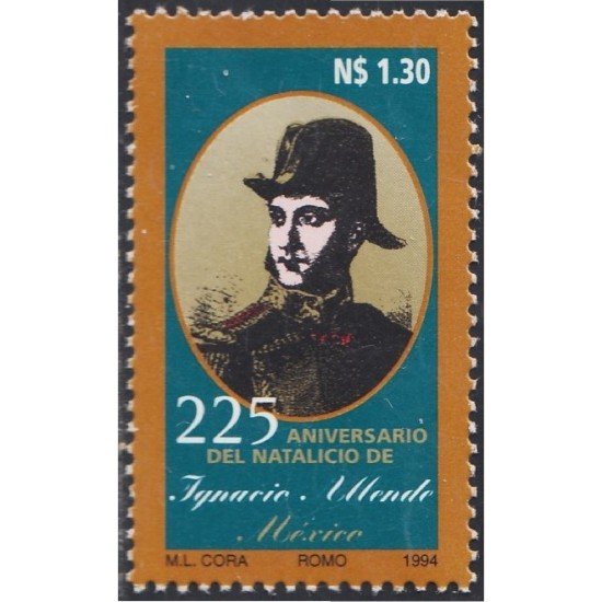 México 1590 1994 Ignacio Allende MNH México 1590 1994 Ignacio Allende MNH